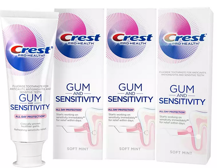 Crest Pro-Health Gum and Sensitivity, Sensitive Toothpaste (4.1 oz., 3 pk.)