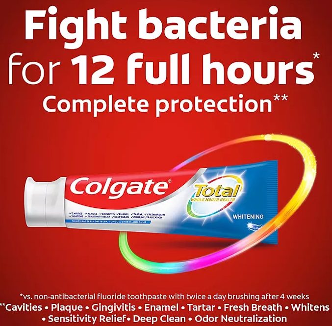 Colgate Total Whitening Gel Toothpaste (6 oz., 5 pk.)