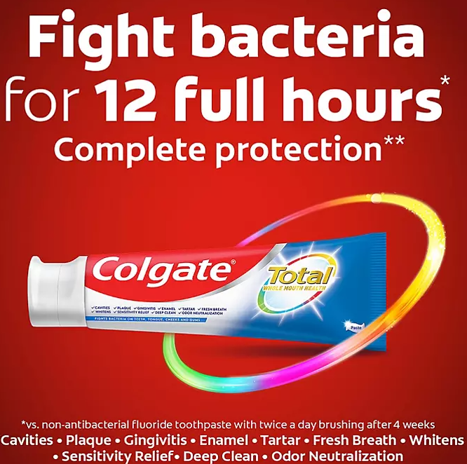 Colgate Total Whitening Toothpaste (6 oz., 5 pk.)