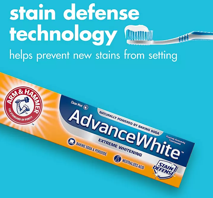 Arm & Hammer Advance White Extreme Whitening Toothpaste (7.2 oz., 3 pk.)