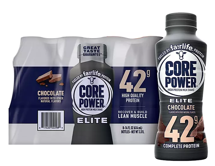 Fairlife Core Power Elite 42g. Protein Shake, Chocolate (14 fl. oz., 8 pk.)