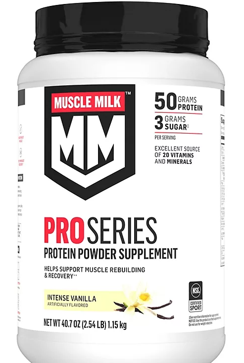 Muscle Milk Pro Series Protein Powder Supplement, Intense Vanilla (40.7 oz.)