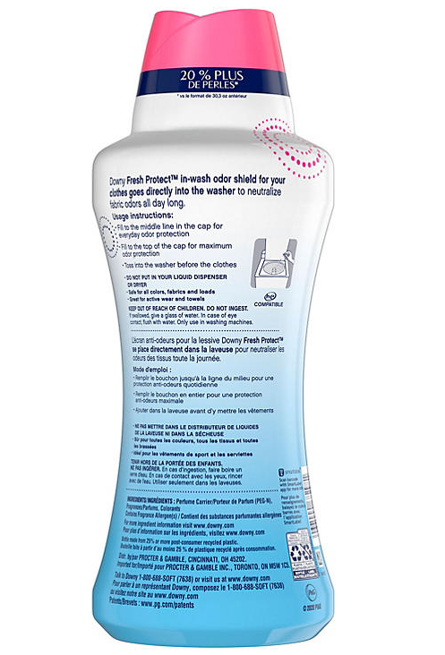 Downy Fresh Protect In-Wash Scent Booster Beads + Febreze Odor Defense, April Fresh (37.5 oz.)