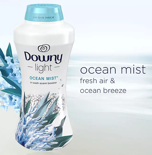 Downy Light In-Wash Scent Booster Beads, Ocean Mist (37.5 oz.)