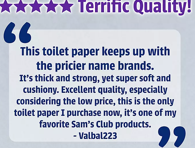 Member's Mark Ultra Premium Soft & Strong 2-Ply Toilet Paper (235 sheets/roll, 45 rolls)