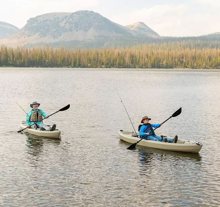 Lifetime 10' Tamarack Angler Kayak, 2 Pack With Paddles