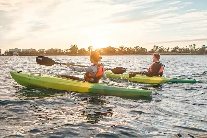 Lifetime Tide 10' Sit-In Kayak - 2 Pack (Paddles Included)