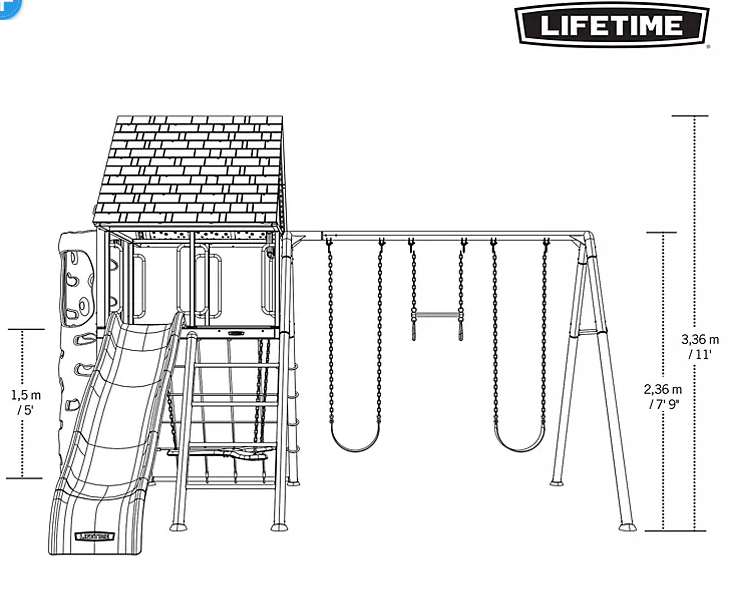 Lifetime A-Frame Playset