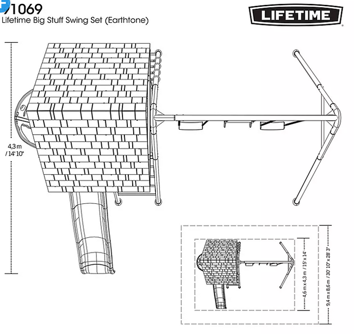 Lifetime A-Frame Playset