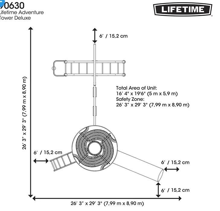 Lifetime Adventure Tower Deluxe Playset