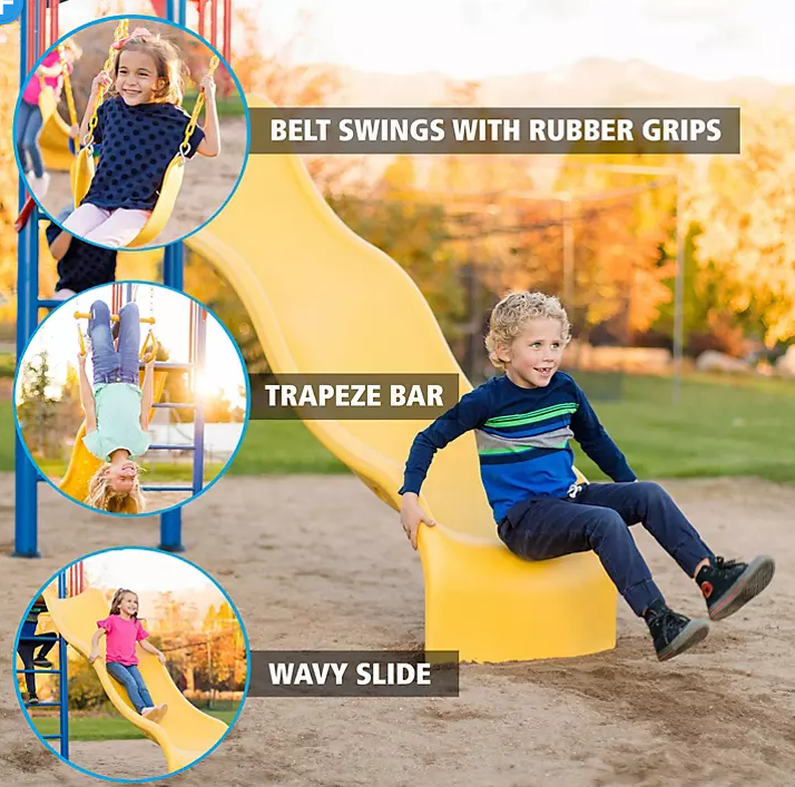 Lifetime Monkey Bar Adventure Swing Set