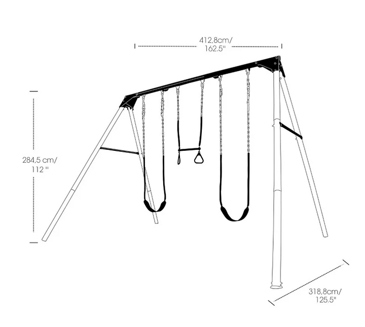 Lifetime 10-Foot Swing Set