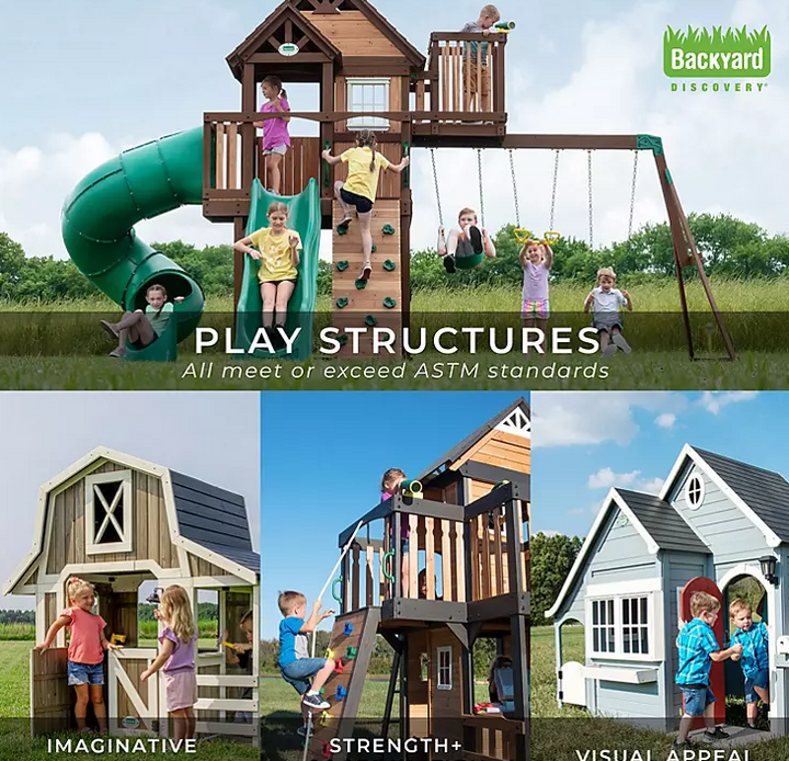 Backyard Discovery Skyfort II Cedar Swing Set/PlaySet – Eshop