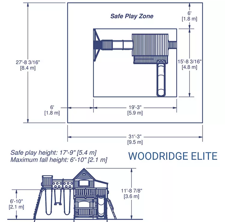 Backyard Discovery Woodridge Elite Cedar Swing Set