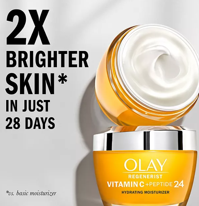 Olay Regenerist Vitamin C + Peptide 24 Face Moisturizer (1.7 oz, 2 pk.)