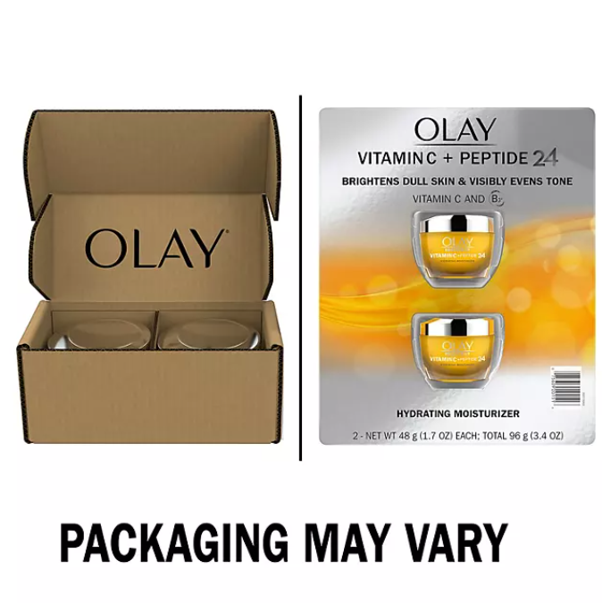 Olay Regenerist Vitamin C + Peptide 24 Face Moisturizer (1.7 oz, 2 pk.)