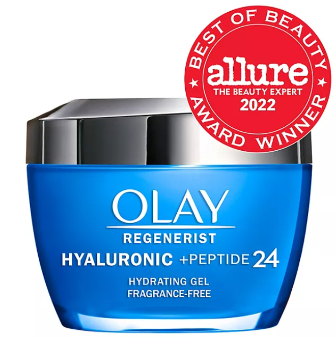 Olay Regenerist Hyaluronic + Peptide 24 Gel Face Moisturizer, Fragrance-Free (1.7 oz., 2 pk.)Olay Regenerist Hyaluronic + Peptide 24 Gel Face Moisturizer, Fragrance-Free (1.7 oz., 2 pk.)